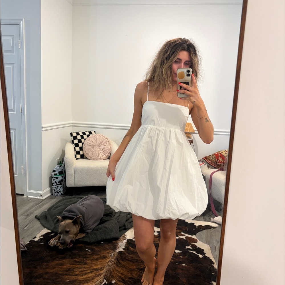 Sunday Best White Strapless Dress